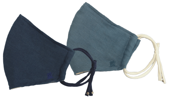 オーガニックコットン藍染マスク